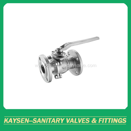 DIN Sanitary flanged ball valves manual